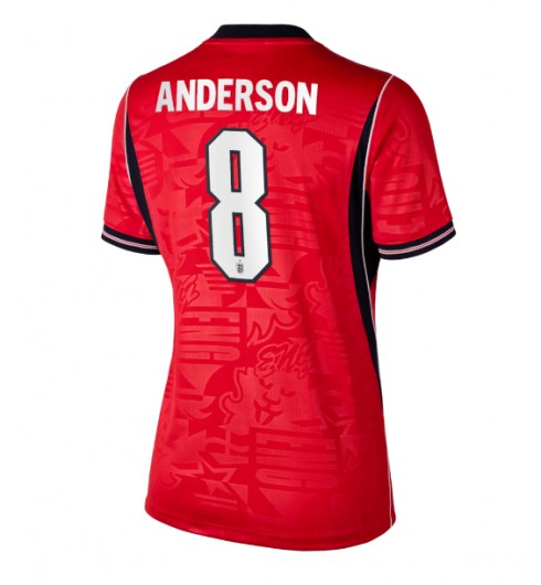 Anglie Elliot Anderson #8 Venkovní Dres pro Dámské MS 2026 Krátký Rukáv Anglie Elliot Anderson #8 Venkovní Dres pro Dámské MS 2026 Krátký Rukáv